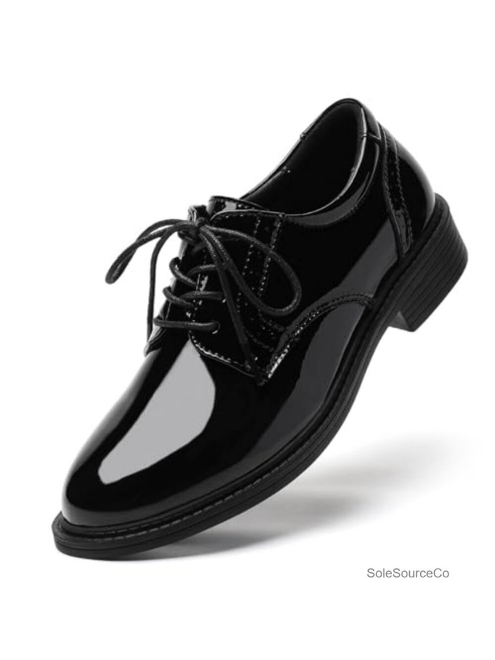 Women's Oxford Shoes Leather Lace Up Memory Foam Work Office Flats
